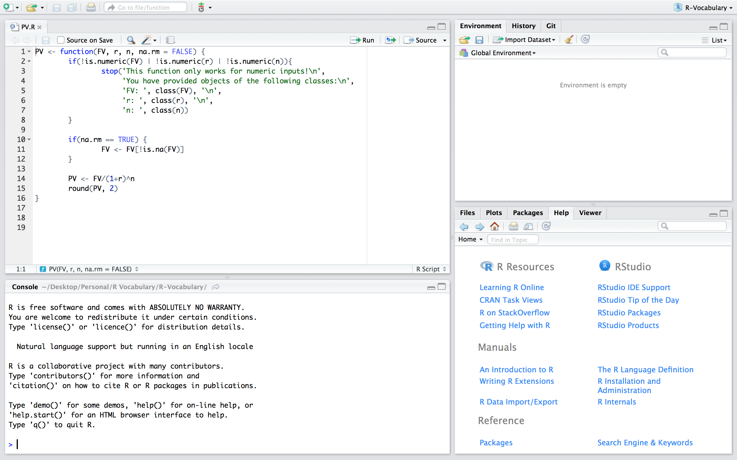 Save PV Function as a Script